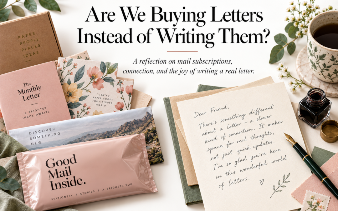 Are We Buying Letters Instead of Writing Them?